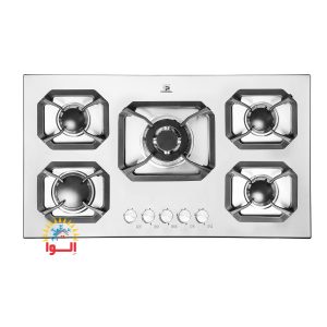 پرنیان استیل - اجاق گاز 5 شعله - استیل - 5111