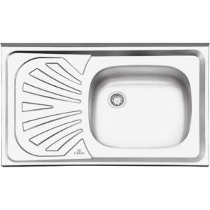 پرنیان استیل - سینک 3106 PS راست - 80 سانت - کلاسیک