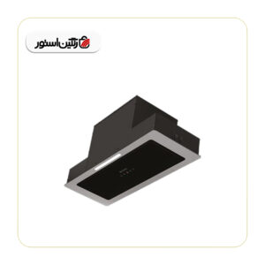 اسنوا - هود مخفی - 75 سانتی متری مشکی با فریم استیل - مدل SCH7 - 1102G