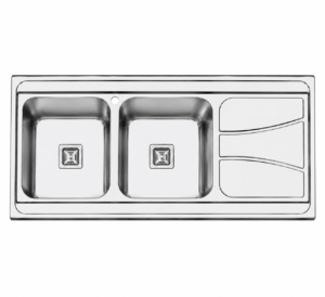 پرنیان استیل - سینک 1112 PS چپ - 120روکار