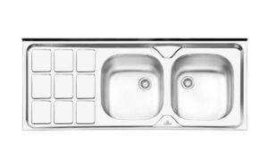 پرنیان استیل - سینک 3105 PS راست - 120 سانت - کلاسیک