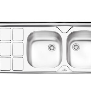 پرنیان استیل - سینک 3105 PS راست - 120 سانت - کلاسیک