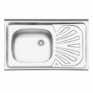 پرنیان استیل - سینک 3106 PS راست - 80 سانت - کلاسیک