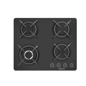 دنیته اجاق گاز 4 شعله مدل 101 50در60 شیشه ای